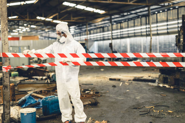 Professional Biohazard technician working in The Villages, FL